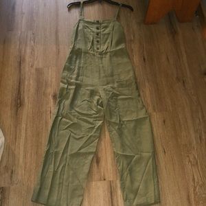 Old navy green jumpsuit